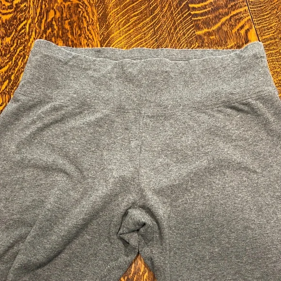 Hanna Andersson Crop Leggings Charcoal Grey Cotton Women's Large Very good - Picture 4 of 4